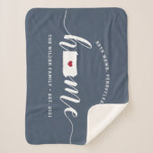 Pennsylvania Home Staat Gepersonaliseerd Sherpa Deken (Voorkant)