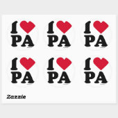 PENNSYLVANIA - "IK HOU VAN PA" "IK HOU VAN PENNSYL RONDE STICKER (Vel)