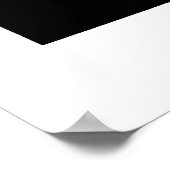 Pennsylvania in Black en White Poster (Hoek)