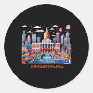 Pennsylvania in de Verenigde Staten Sticker