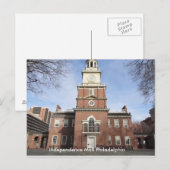 Pennsylvania Independence Mall Philadelphia Briefkaart (Voorkant / Achterkant)