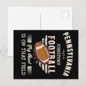 Pennsylvania Johnstown American Football Briefkaart (Voorkant / Achterkant)