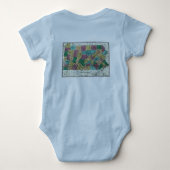 Pennsylvania-kaart 1829 romper (Achterkant)
