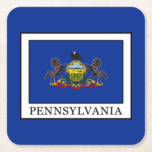 Pennsylvania Kartonnen Onderzetters (Voorkant)