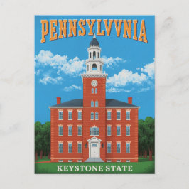 Pennsylvania Keystone State Briefkaart