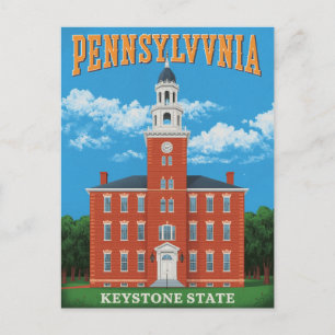 Pennsylvania Keystone State Briefkaart