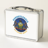 PENNSYLVANIA KEYSTONE STATE FLAG (Achterkant)