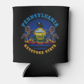 PENNSYLVANIA KEYSTONE STATE FLAG BLIKJESKOELER (Voorkant)