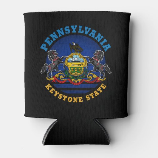 PENNSYLVANIA KEYSTONE STATE FLAG BLIKJESKOELER (Voorkant)