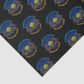 PENNSYLVANIA KEYSTONE STATE FLAG TISSUEPAPIER (Detail)