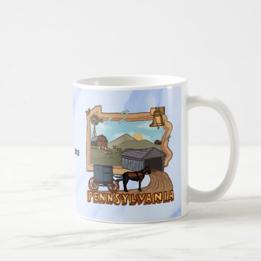 Pennsylvania koffiemok (Rechts)