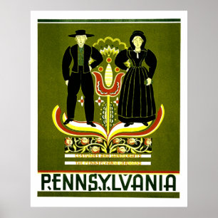 Pennsylvania Kostuums en Handwerk WPA Poster