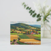 Pennsylvania Lancaster County Reizen Briefkaart (Staand voorkant)