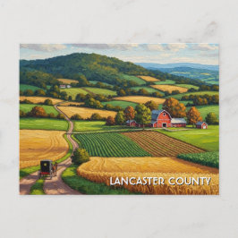 Pennsylvania Lancaster County Reizen Briefkaart