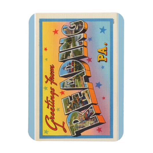 Pennsylvania, leesmagneet magneet (Verticaal)