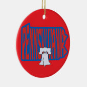 Pennsylvania Liberty Bell Christmas Tree Ornament (Rechts)