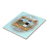 Pennsylvania Lighthouse Ceramic Tegel Tegeltje (Zijkant)