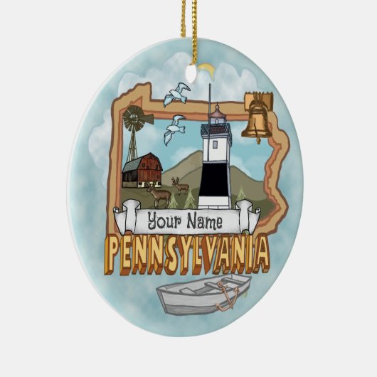 Pennsylvania Lighthouse Ornament (Rechts)