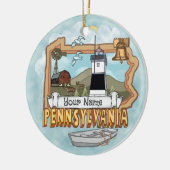 Pennsylvania Lighthouse Ornament (Links)