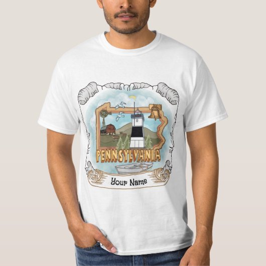 Pennsylvania Lighthouse T-shirt (Voorkant)