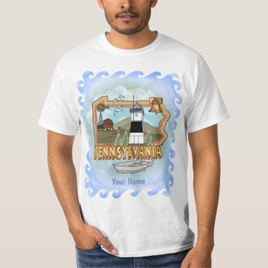 Pennsylvania Lighthouse t-shirt (Voorkant)