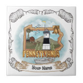 Pennsylvania Lighthouse Tegeltje (Voorkant)
