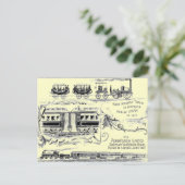 Pennsylvania Limited 1887 Briefkaart (Staand voorkant)