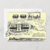 Pennsylvania Limited 1887 Briefkaart (Voorkant / Achterkant)