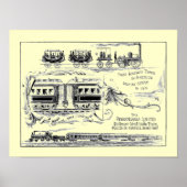 Pennsylvania Limited 1887 Poster (Voorkant)