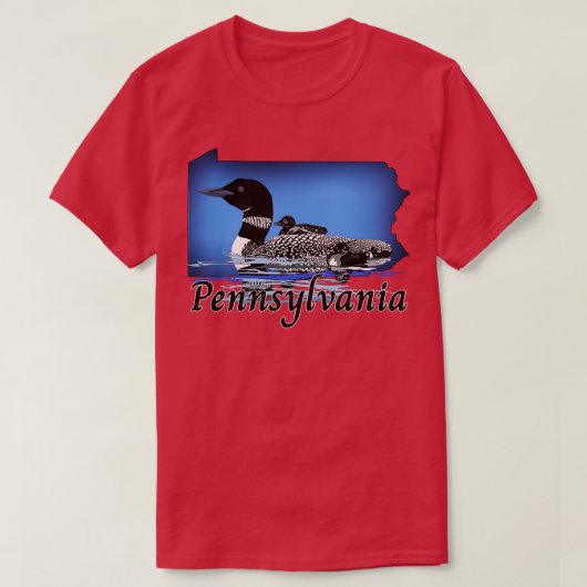 Pennsylvania Loon T-shirt (Design voorkant)