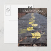 Pennsylvania loopt door het Briefkaart Park (Voorkant / Achterkant)
