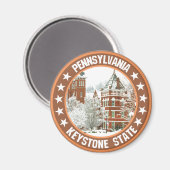 Pennsylvania Magneet (Voorkant / Achterkant)