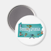 Pennsylvania Magnet (Voorkant / Achterkant)