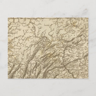 Pennsylvania Map door Arrowsmith Briefkaart