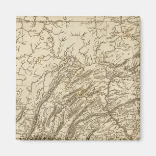 Pennsylvania Map door Arrowsmith Magneet