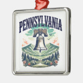 Pennsylvania Metalen Ornament (Links)