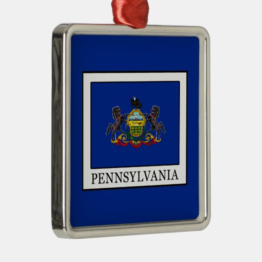 Pennsylvania Metalen Ornament (Rechts)