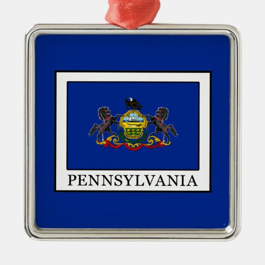 Pennsylvania Metalen Ornament (Voorkant)