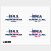 Pennsylvania Mijn thuisstaat Sticker (Vel)