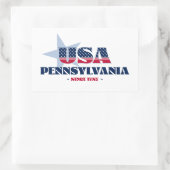 Pennsylvania Mijn thuisstaat Sticker (Tas)