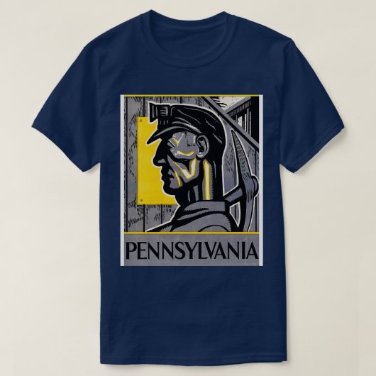Pennsylvania Miner 1936 Isadore Posoff T-shirt (Design voorkant)