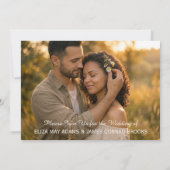 Pennsylvania Mountain Laurel Trouwkaart Save The Date (Achterkant)
