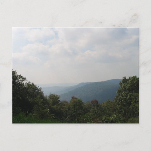 Pennsylvania Mountains Briefkaart (Voorkant)