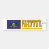 Pennsylvania Native Bumpersticker (Voorkant)