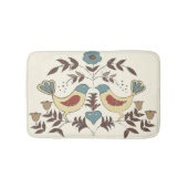 Pennsylvania Nederlands Amish Hex teken vogel amer Badmat (Voorkant)