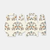 Pennsylvania Nederlands Amish Hex teken vogel amer Bedankdoosjes (Uitgevouwen)