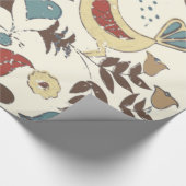 Pennsylvania Nederlands Amish Hex teken vogel amer Cadeaupapier (Hoek)