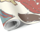 Pennsylvania Nederlands Amish Hex teken vogel amer Cadeaupapier (Rol Hoek)