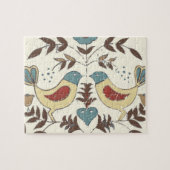 Pennsylvania Nederlands Amish Hex teken vogel amer Legpuzzel (Horizontaal)