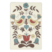 Pennsylvania Nederlands Amish Hex teken vogel amer Mini Klembord (Achterkant)